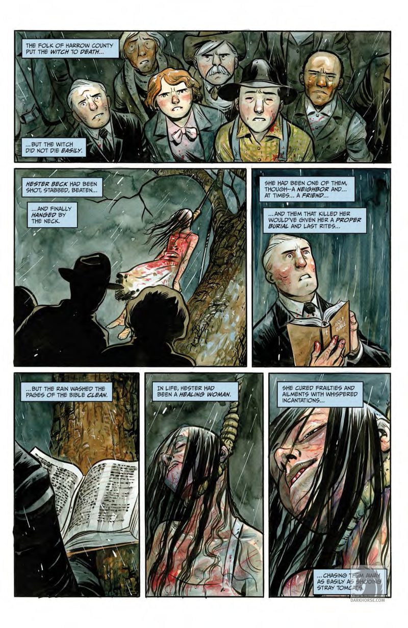 Illustration for article titled Read the Entirety of Harrow County #1, One of 2015's Best Horror Comics, Here for Free!